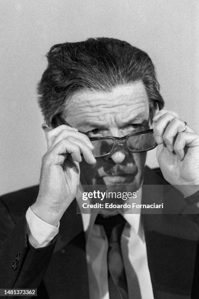 The General Secretary of the Italian Communist Party Enrico Berlinguer, Rome, June 02, 1983.