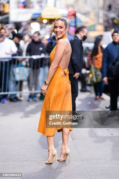 Kristin Cavallari is seen in Midtown on April 11, 2023 in New York City.