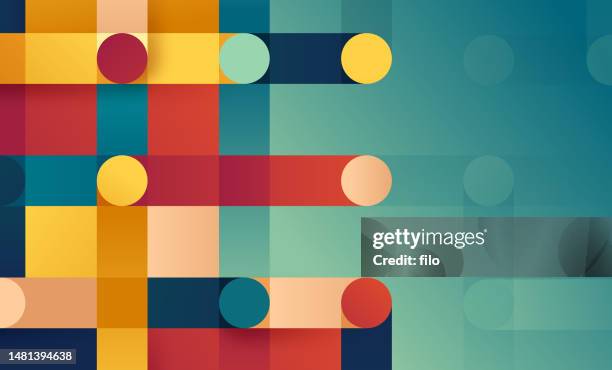 abstract networking technology artificial intelligence grid data background - network pattern stock illustrations