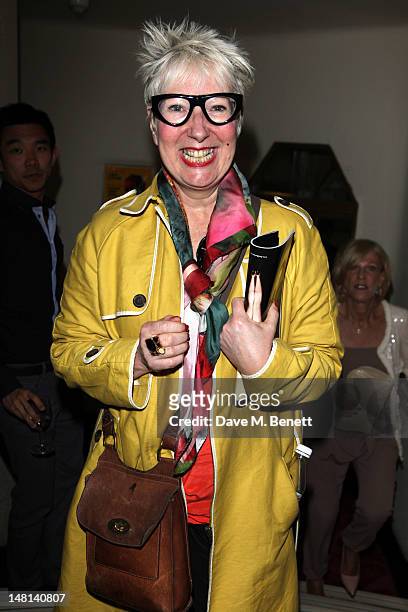 Jenny Eclair attends the "The Hurly Burly Show" press night on July 10, 2012 on London, England.