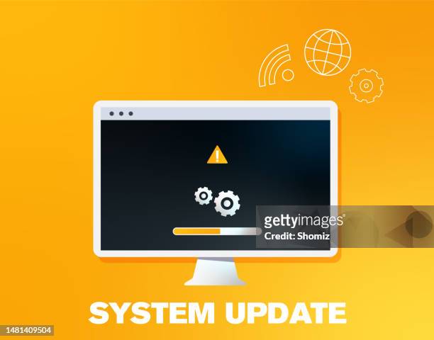 system update improvement change new version software - variation stock illustrations stock illustrations