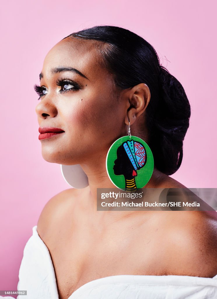 Actor Tatyana Ali is photographed for SheKnows on April 8, 2021 in Actor Tatyana Ali is photographed for SheKnows on April 8, 2021 in