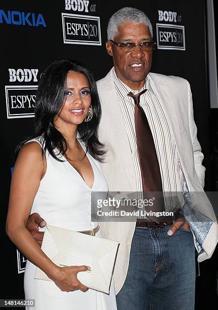 Basketball great Julius Erving aka Dr. J and wife Dorys Madden attend ESPN Magazine's celebration of its 4th annual Body Issue at the Belasco Theater...