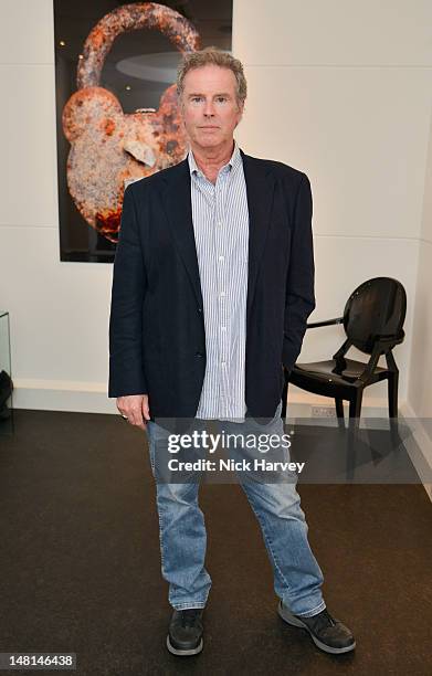 Photographer Gered Mankowitz attends the summer party at The Little Black Gallery on July 10, 2012 in London, England.