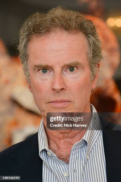 Photographer Gered Mankowitz attends the summer party at The Little Black Gallery on July 10, 2012 in London, England.