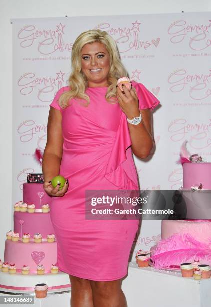 Gemma Collins launches her plus-size clothing range at The Worx on July 11, 2012 in London, England.