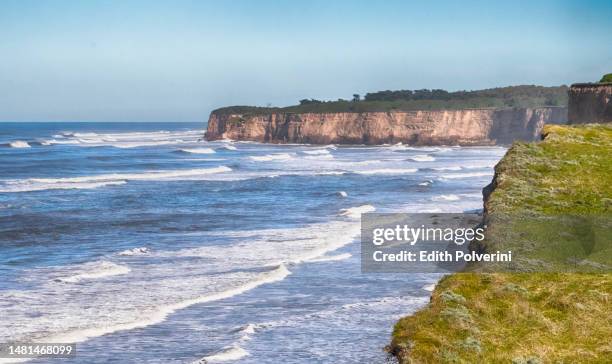 cliffs - mar del plata stock-fotos und bilder