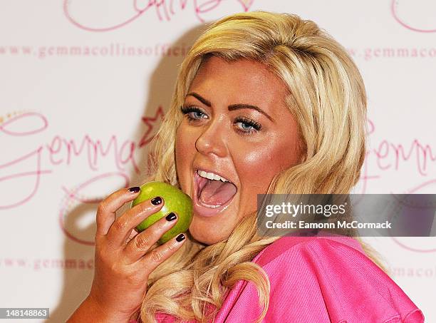 Gemma Collins launches her plus size clothing range at The Worx on July 11, 2012 in London, England.