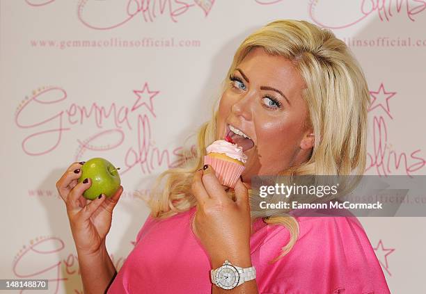 Gemma Collins launches her plus size clothing range at The Worx on July 11, 2012 in London, England.