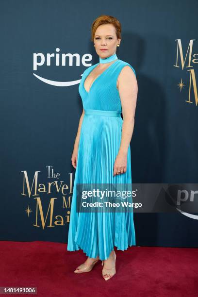 Emily Bergl attends Prime Video's "The Marvelous Mrs. Maisel" Season 5 Premiere at The Standard Highline on April 11, 2023 in New York City.