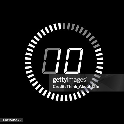 Pi Zero Countdown Timer Digital Pi Diagram Countdown Timer With 05 Number Outline Style Design ...