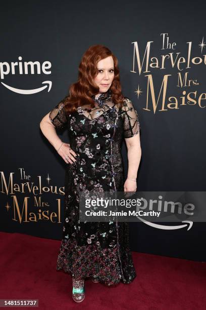 Alex Borstein attends as Prime Video celebrates the final season of "The Marvelous Mrs. Maisel" at The High Line Room at The Standard Highline on...