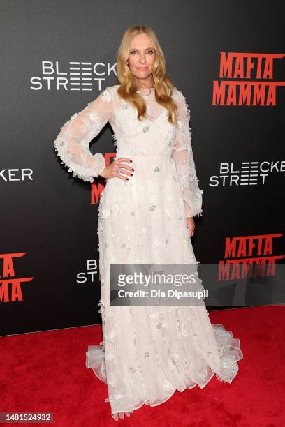 Toni Collette attends the "Mafia Mamma" New York screening at AMC Lincoln Square Theater on April 11, 2023 in New York City.
