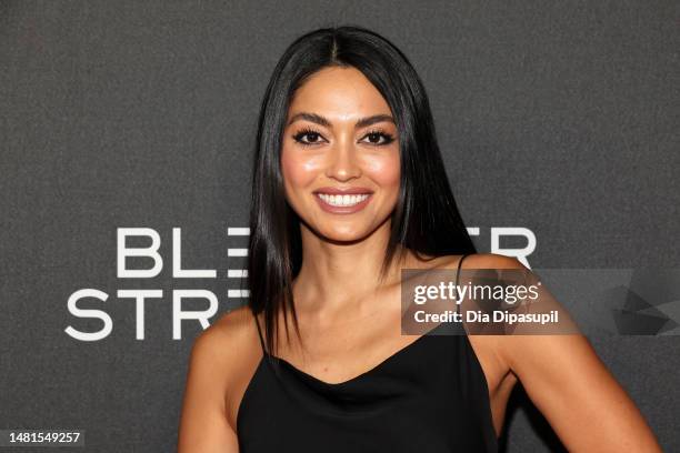 Ambra Battilana Gutierrez attends the "Mafia Mamma" New York screening at AMC Lincoln Square Theater on April 11, 2023 in New York City.