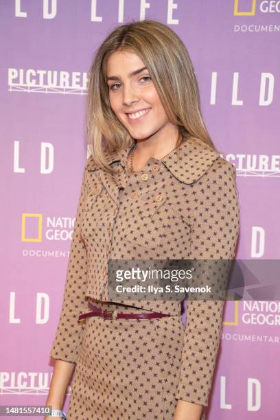Freya Air Aspinall attends the New York Premiere of "Wild Life" at the Museum of Modern Art on April 11, 2023. "Wild Life" releases in select...