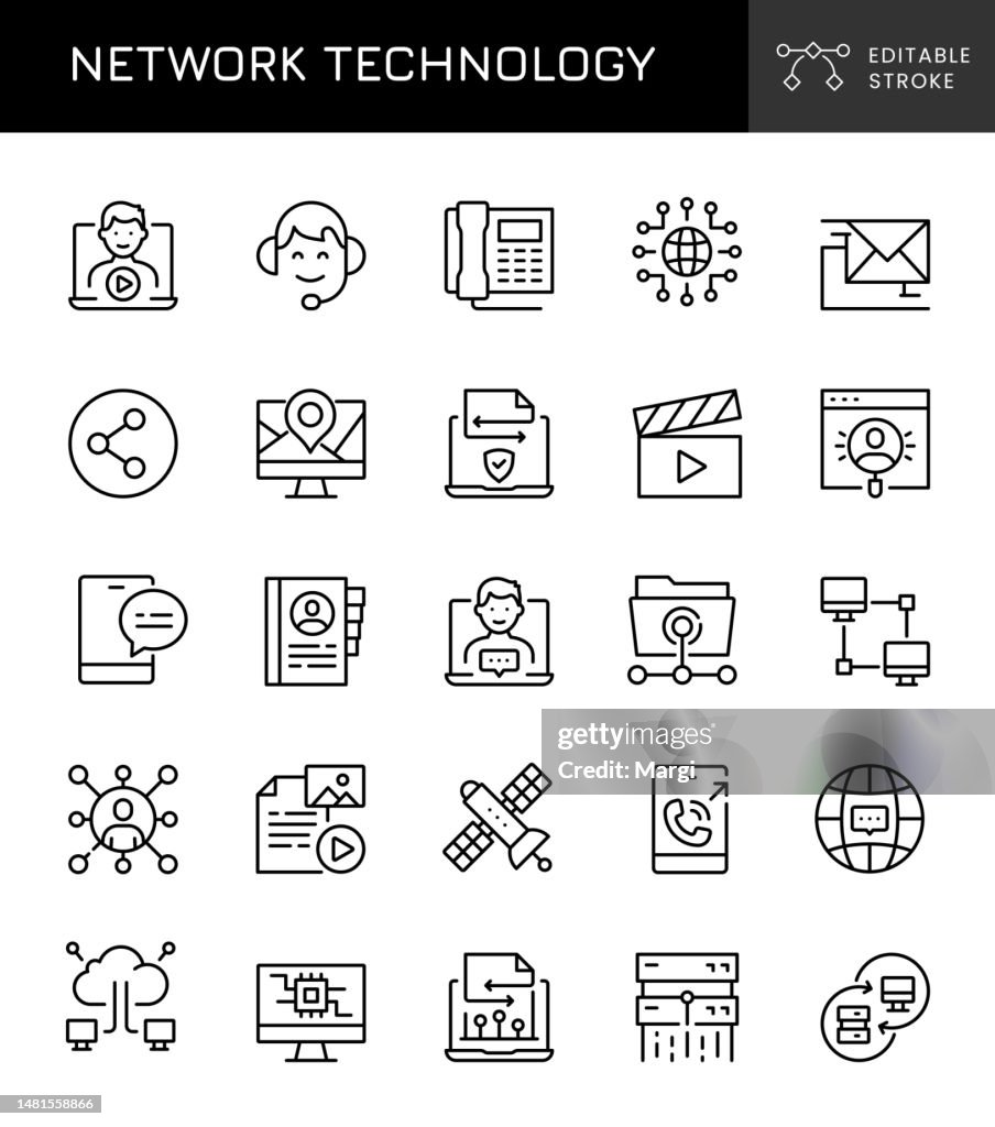 Network Technology Icons