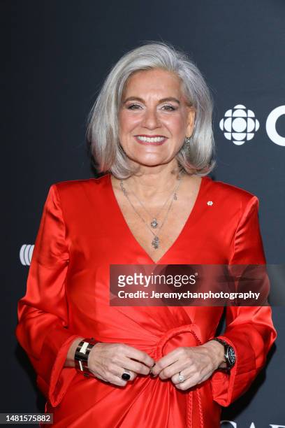 Lisa LaFlamme attends the 2023 Canadian Screen Awards - News, Documentary, & Factual Awards ceremony at Meridian Hall on April 11, 2023 in Toronto,...