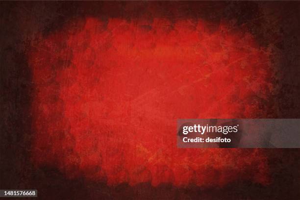 dark red maroon coloured plain grunge rustic textured effect vector background with circular 3d dots or smudges in circle shape and uneven texture like plastered and painted wall with rustic texture paint with vignette - denim pattern vector stock illustrations