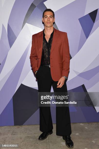 Corentin Huard attends Dare In Gris Dior The Grey Zone Opening on April 11, 2023 in Los Angeles, California.