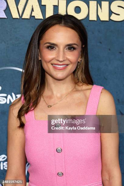 Rachael Leigh Cook attends Disney+'s original series "Rennervations" Los Angeles premiere at Regency Village Theatre on April 11, 2023 in Los...