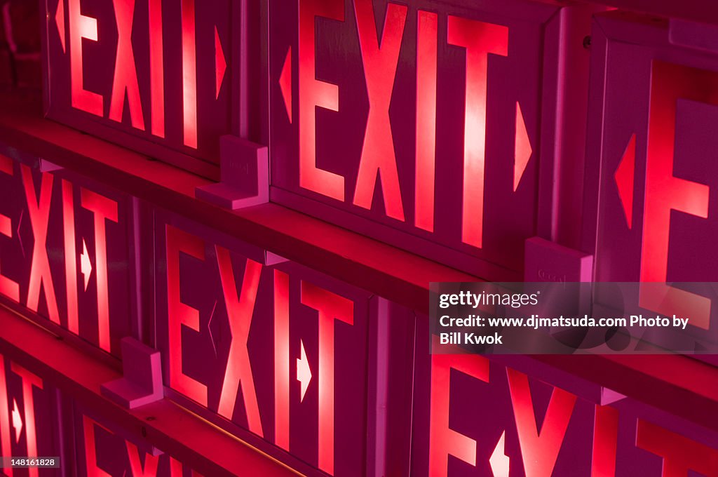 Exit signs