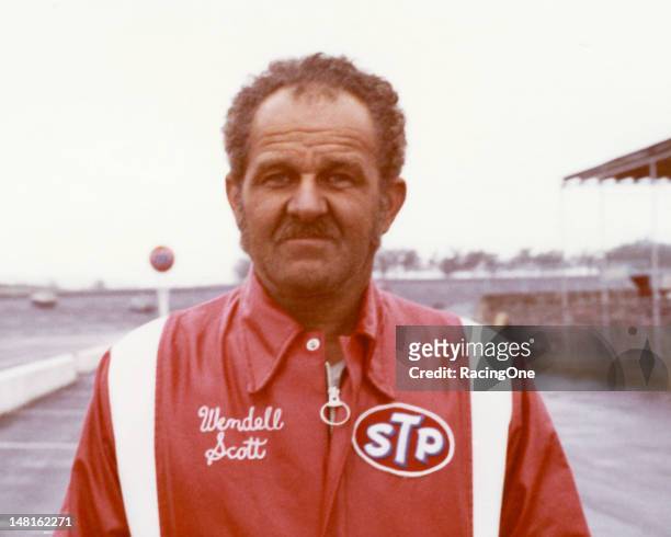 Wendell Scott of Danville, VA, at Atlanta International Raceway during his final year of competition on the NASCAR Cup circuit. During his career,...