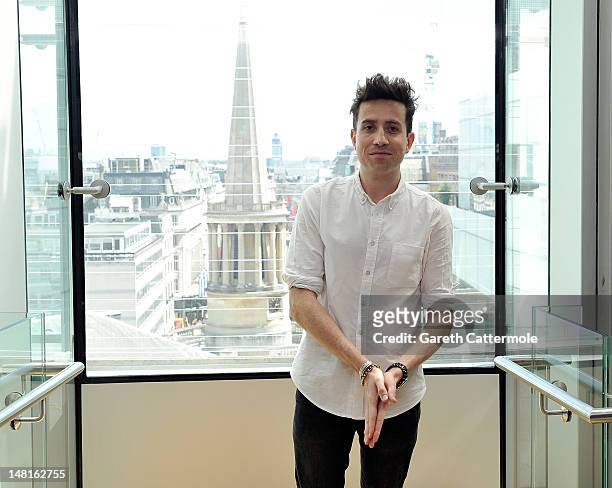 Nick Grimshaw is announced as the new presenter of Radio 1's Breakfast Show from the end of September at BBC Broadcasting House on July 11, 2012 in...