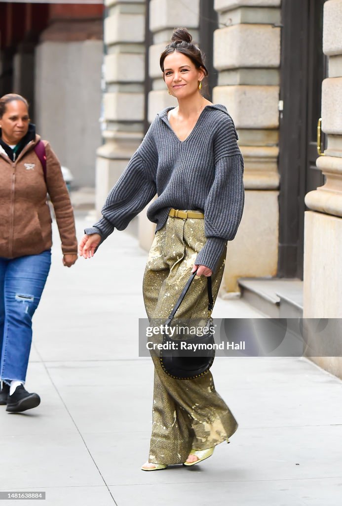 Celebrity Sightings In New York City - April 12, 2023