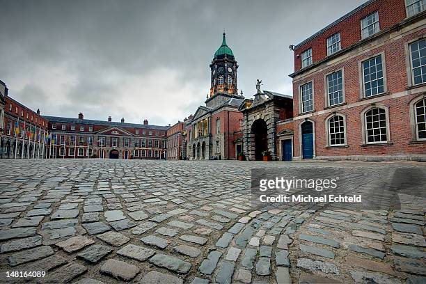dublin castle - dublin castle dublin stock pictures, royalty-free photos & images