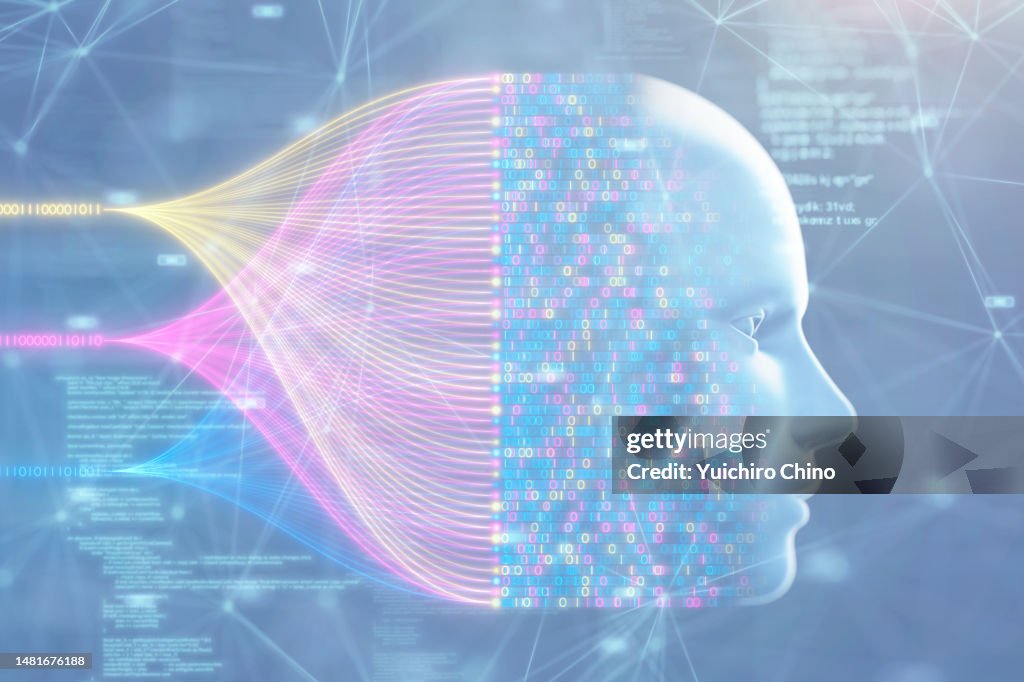 Artificial intelligence robot forming by big data stream and binary data