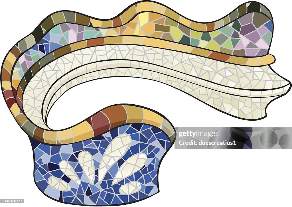 Gaudi's Parc Guell in Barcelona