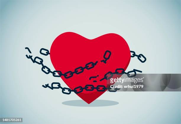 love that breaks through barriers - tough love stock illustrations
