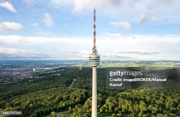 stuttgart tv tower, stuttgart, germany - fernsehturm stuttgart stock pictures, royalty-free photos & images
