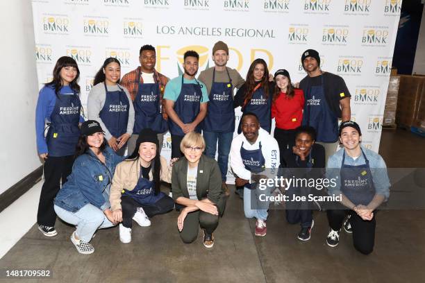 Xochitl Gomez, Julissa Calderon, Grant Hall, Nick Creegan, Patrick J. Adams, Lorenza Izzo, Zoey Deutch, Mason Gooding and Sherry Cola, Feeding...