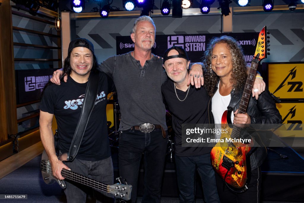Metallica Visits SiriusXM's 'The Howard Stern Show'