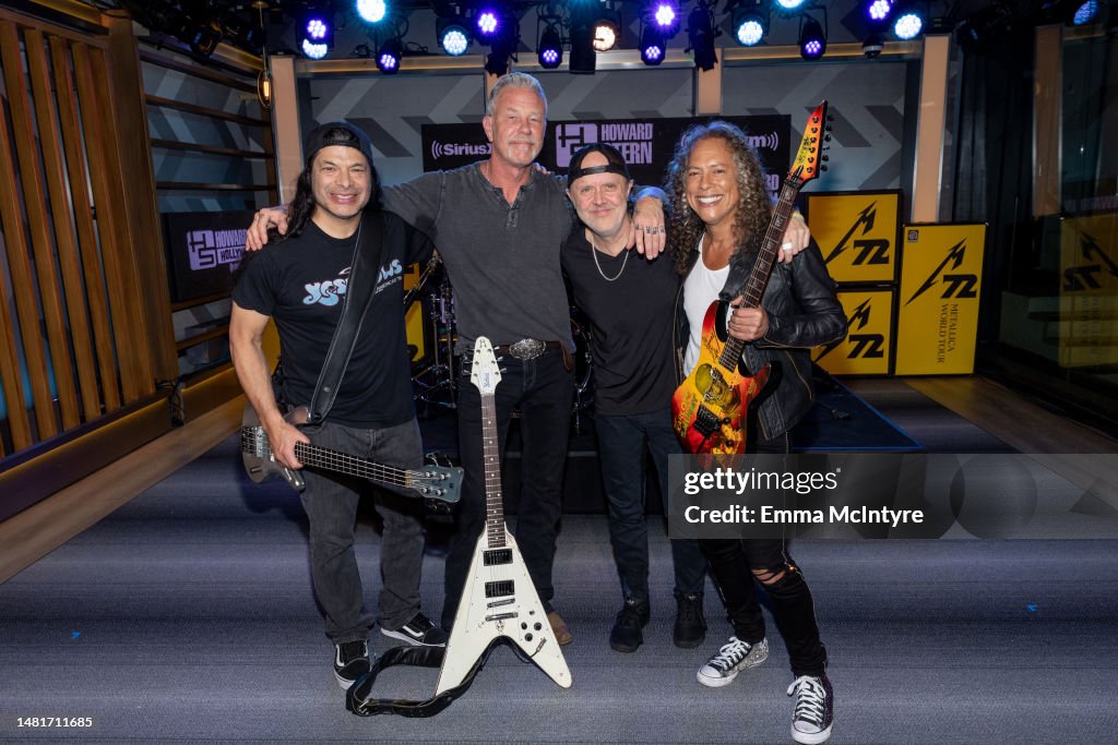 Metallica Visits SiriusXM's 'The Howard Stern Show'