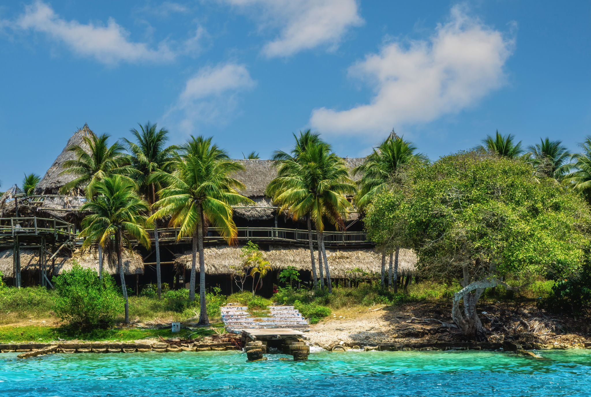 tropical island resort