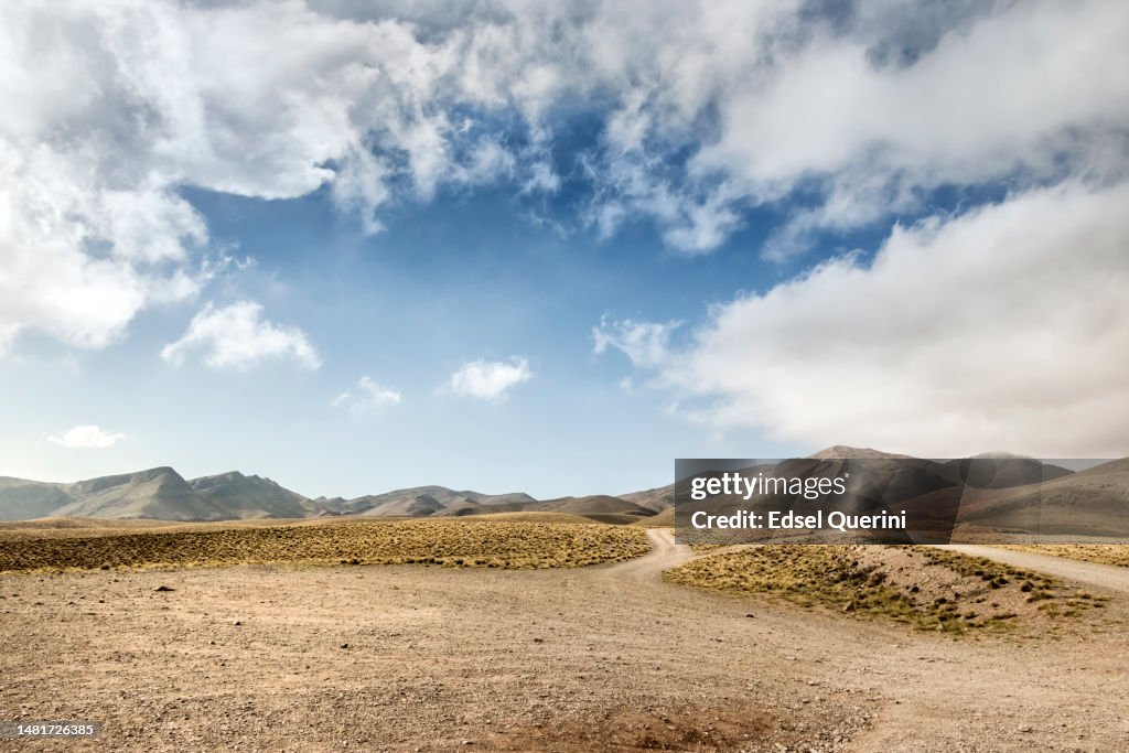 Place "Cruz de Paramillo" at more than 3000 masl., Villavicencio Nature Reserve, Andes Range. Las Heras, Mendoza, Argentina.