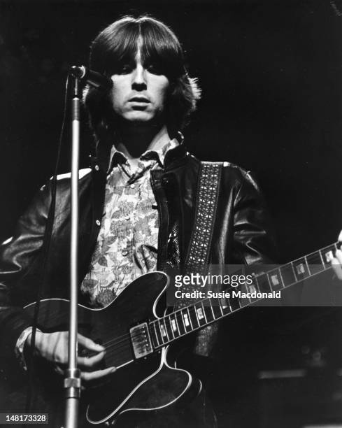 26th NOVEMBER: Eric Clapton performs live on stage with Cream during their farewell performance at the Royal Albert Hall in London on 26th November...