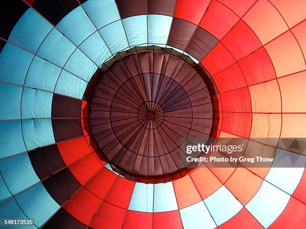 hot air balloon interior - boulder colorado stock pictures, royalty-free photos & images