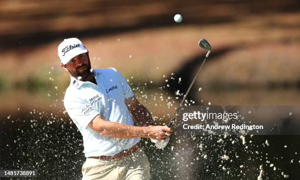 Cameron Young of the United States in action during the Pro Am event prior to the RBC Heritage at Harbour Town Golf Links on April 12, 2023 in Hilton...