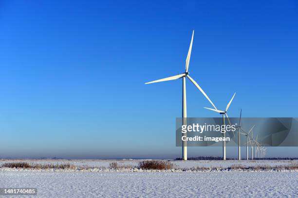 windturbines - rigips stock pictures, royalty-free photos & images