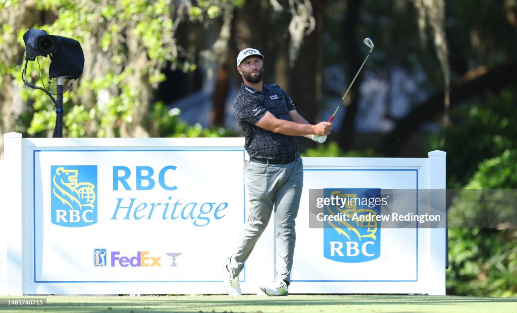 Jon Harrison Rbc Jon Rahm of Spain in action during the Pro Am event prior to the RBC ...