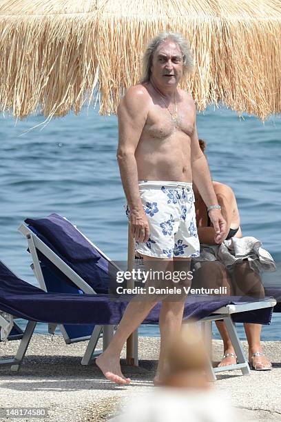 Enrico Vanzina and Federica Vanzina are seen at the Ischia Global Fest 2012 on July 11, 2012 in Ischia, Italy.