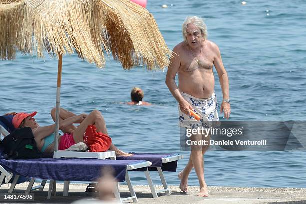 Enrico Vanzina and Federica Vanzina are seen at the Ischia Global Fest 2012 on July 11, 2012 in Ischia, Italy.