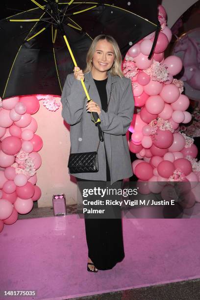 Molly-Mae Hague seen attending PrettyLittleThing Showroom Launch on April 12, 2023 in London, England.