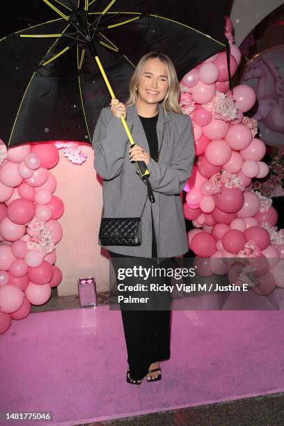 Molly-Mae Hague seen attending PrettyLittleThing Showroom Launch on April 12, 2023 in London, England.