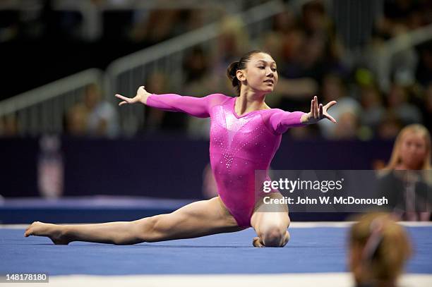 Olympic Trials: Kyla Ross in action, floor routine during Women's Competition at HP Pavilion. San Jose, CA 6/29/2012 CREDIT: John W. McDonough