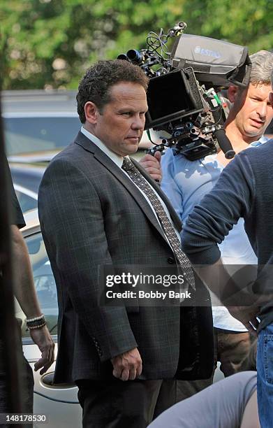 Kevin Chapman filming on location for "Person Of Interest" on July 11, 2012 in New York City.