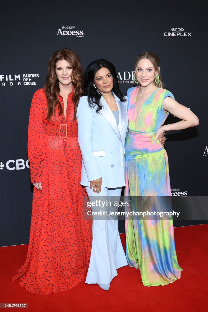 Lindsey Deluce, Anne-Marie Mediwake, and Kelsey McEwen attend the